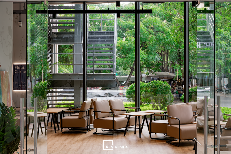 Thi công cafe coworking Flow Haus tại Lê Văn Lương